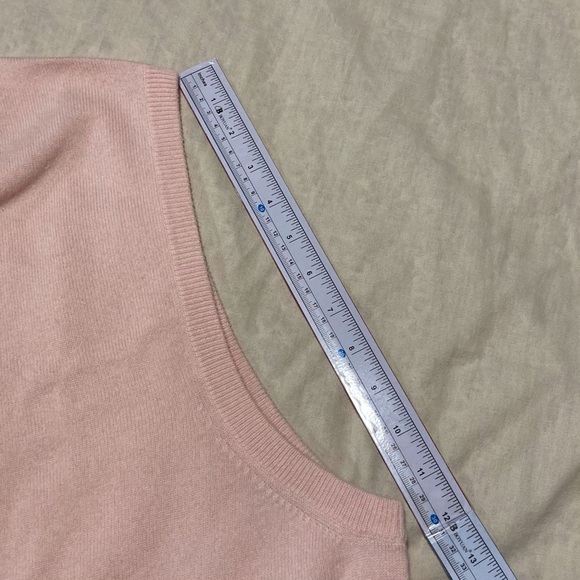 Fairway & Greene 100% Cashmere Pink Sweater Vest - Picture 4 of 9